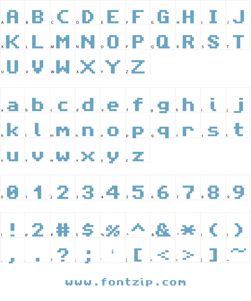Amiga Forever Font Character